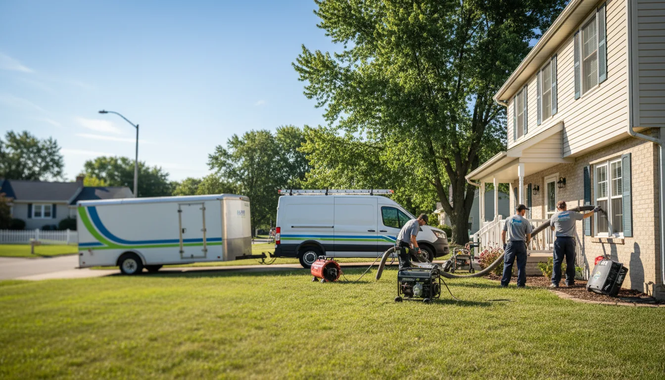 Flooded Basement Restoration And Cleanup With Repair in Wall Lake, IA near me